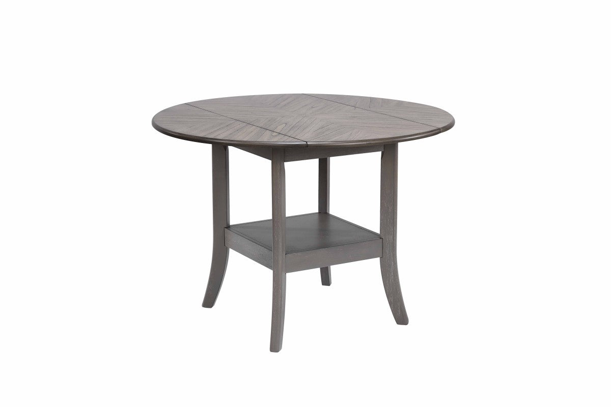 Tulita Oak Drop Leaf Dining Table - Oak and Grey
