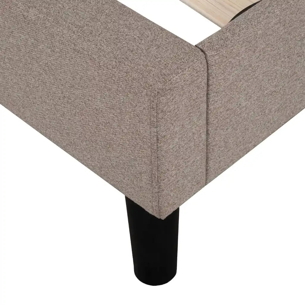 Allumé Greta | Tête de Lit à Oreilles Gris Tweed