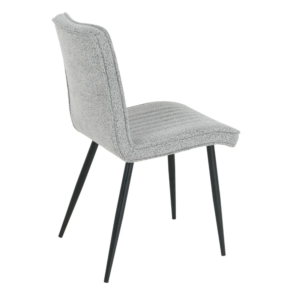Chaises 1018 Gris Docia | Ensemble de 2 | Design Moderne