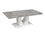 TABLE BASSE - BLANC/GRIS ( Meuble Mtl )