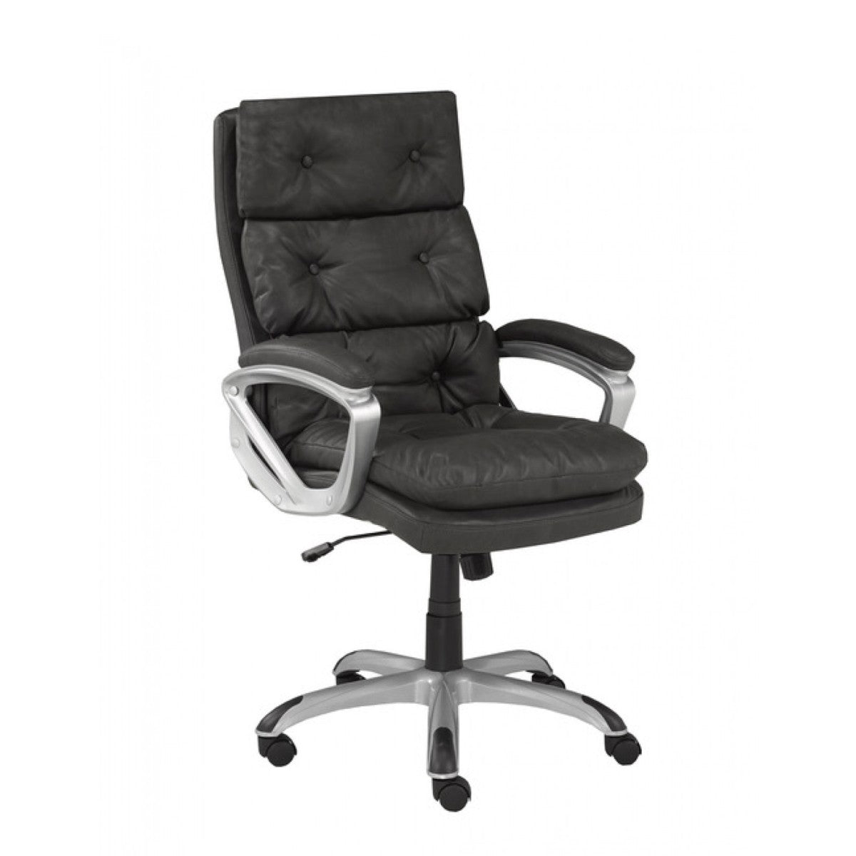 Fauteuil de bureau moderne gris | Support complet et inclinaison