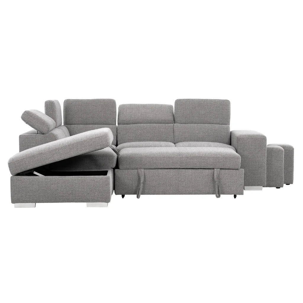 Sectionnel Pamina droit avec lit escamotable