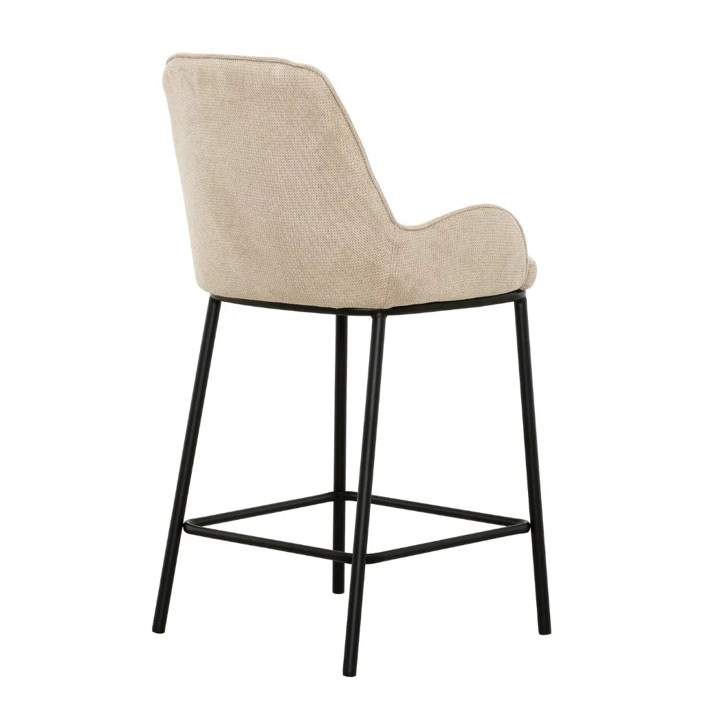 Chaises 1017 Taupe Uzzi | Hauteur 26" | Ensemble de 2