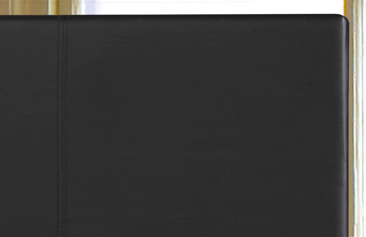 Ensemble Lit Simple Noir et Matelas Resorts Certifié