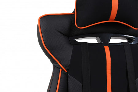 Chaise de Gaming - Noir/Orange | Montréal, Canada ( Meuble Mtl )