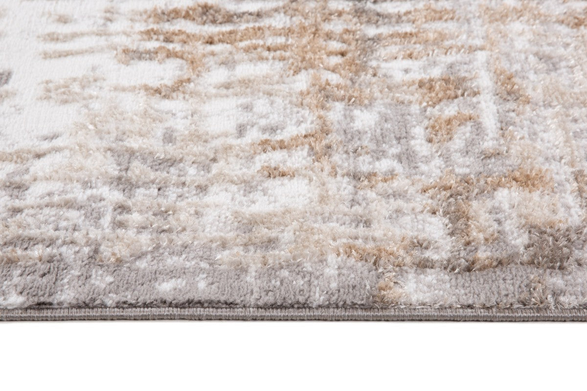 Tapis contemporain Cypress 7x9 | Style vintage et tons neutres