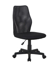 Chaise de travail 8373 BLK | Dossier en maille et assise rembourrée