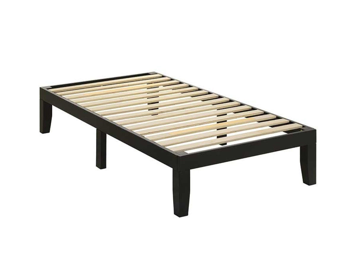 Cadre de lit Addicus Simple (Twin) | Bois massif et profil bas