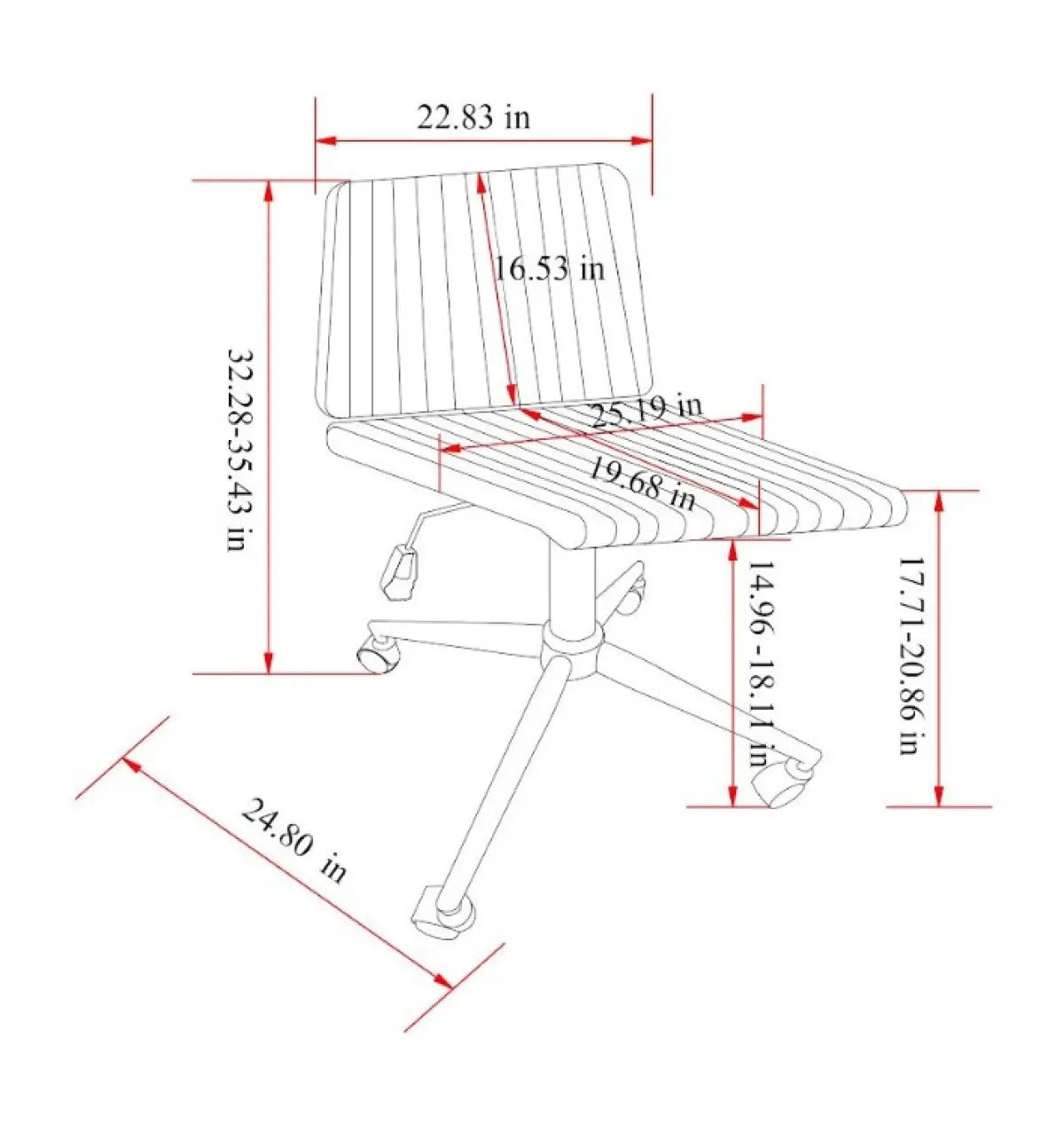 Chaise de travail Pheby Blanche | Confort optimal et design épuré