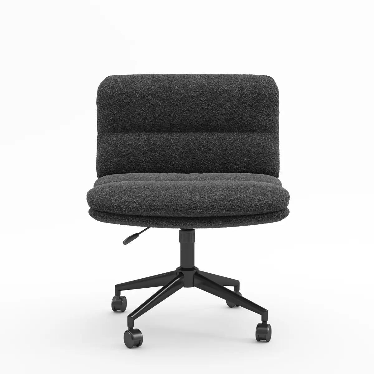 Chaise de travail Aimie Noire | Grand confort et mécanisme papillon