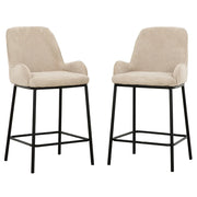 Chaises 1017 Taupe Uzzi | Hauteur 26" | Ensemble de 2