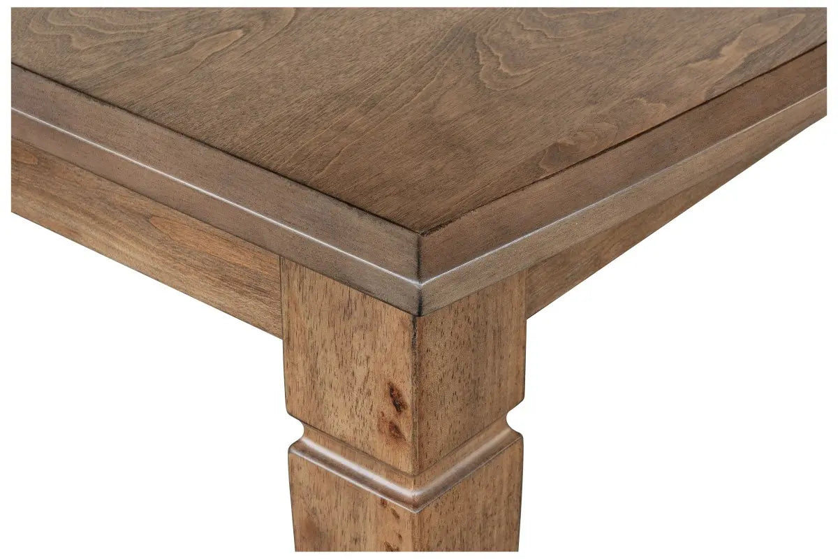 Table à manger en noyer Cosette - Extensible 84"