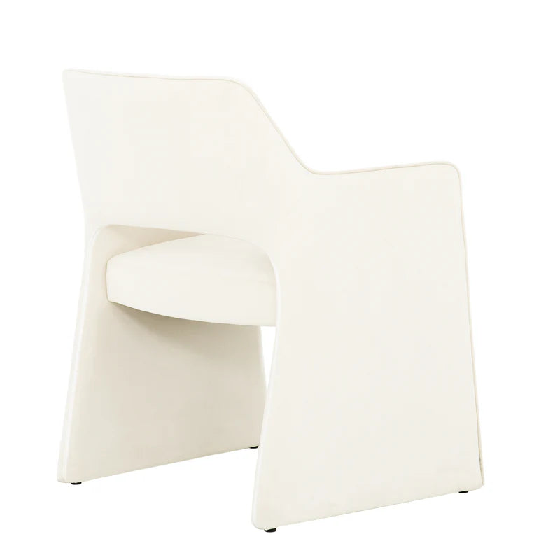 Chaises de salle à manger ivoire avec pattes assorties