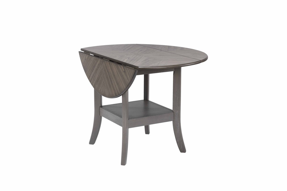 Tulita Oak Drop Leaf Dining Table - Oak and Grey