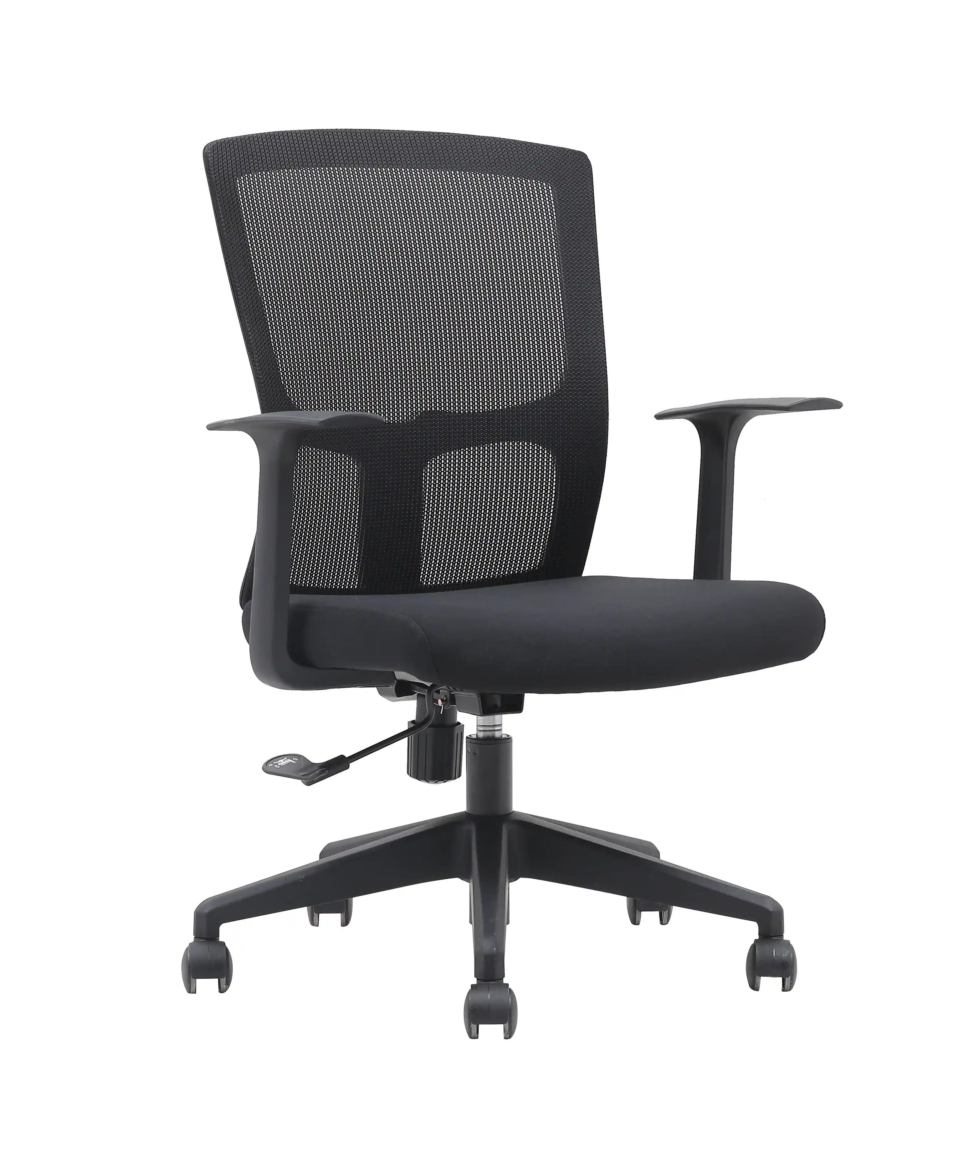 Fauteuil de bureau Abel Noir | Mousse haute densité et design moderne