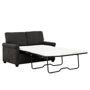 Chico : Petit Sofa-Lit Gris avec Ports USB