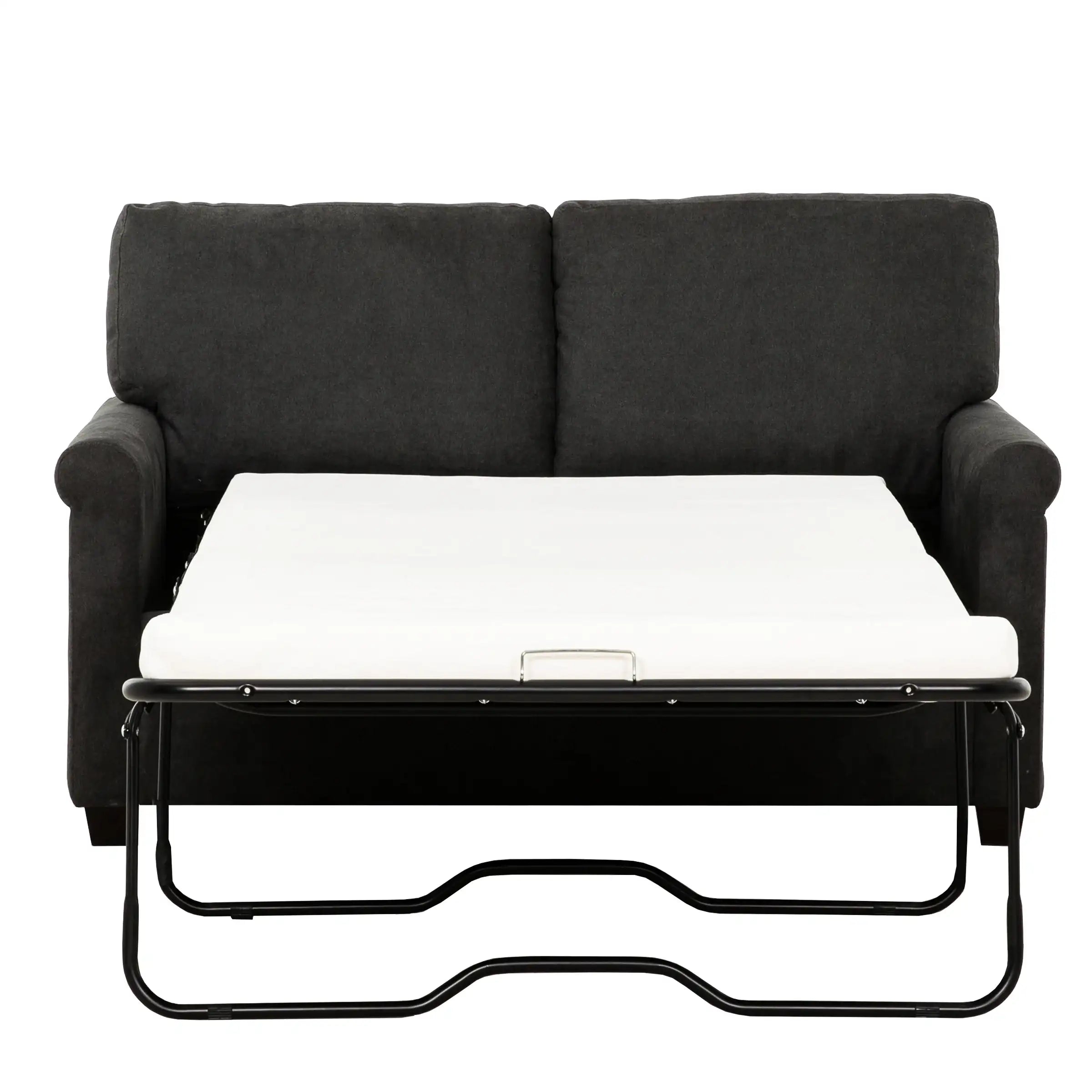 Chico : Petit Sofa-Lit Gris avec Ports USB