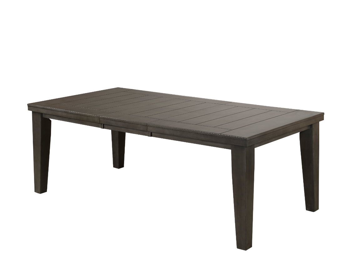 Table extensible grise 64"-82" Rosemount en bois