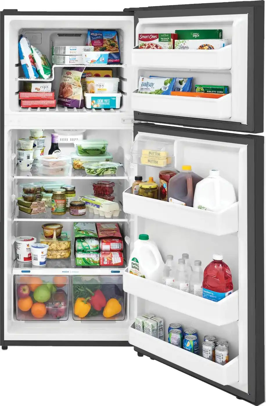 Réfrigérateur Frigidaire 18 pi³ Congélateur Haut 30" Inox