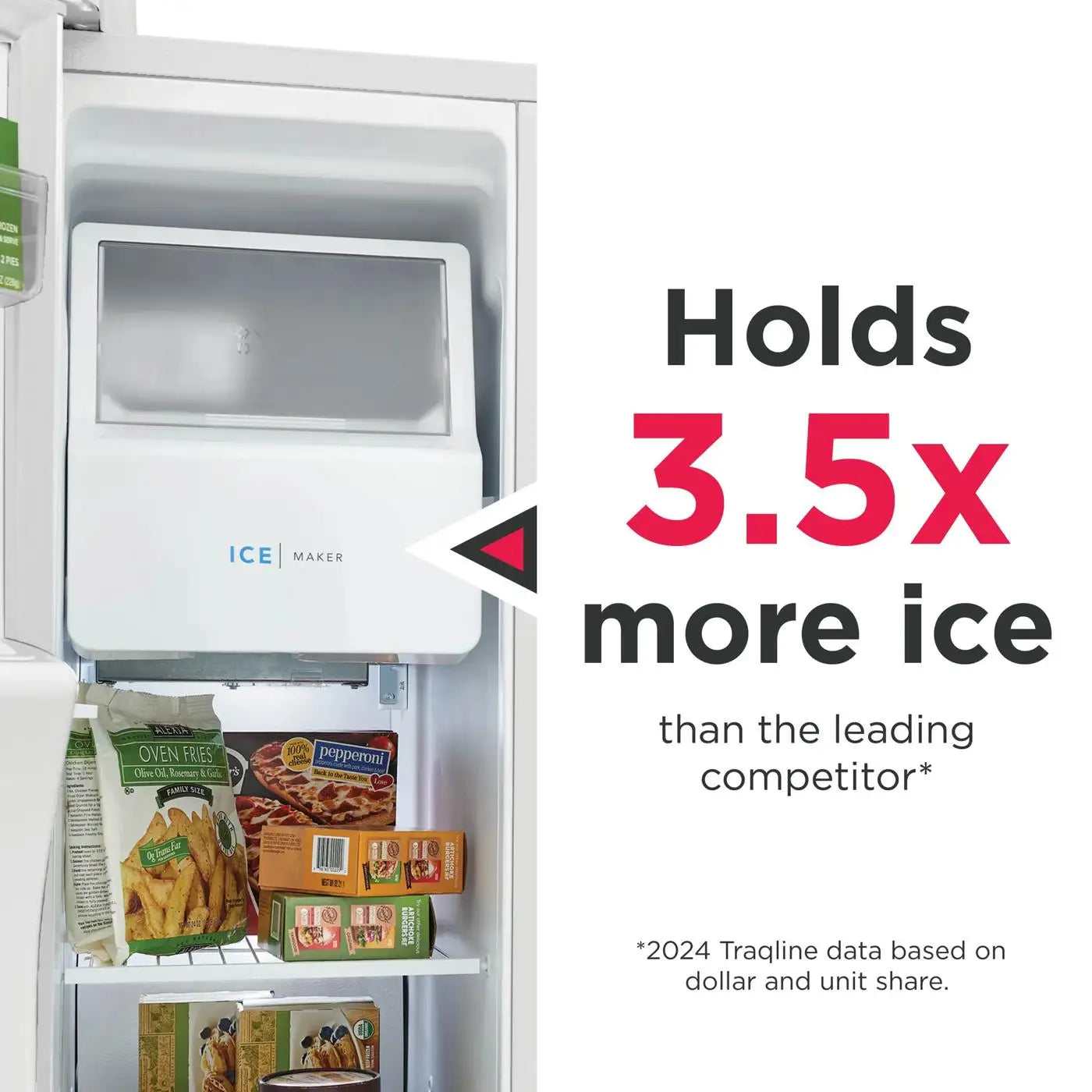 Réfrigérateur Frigidaire 26 pi³ côte-à-côte acier inoxydable 36 po