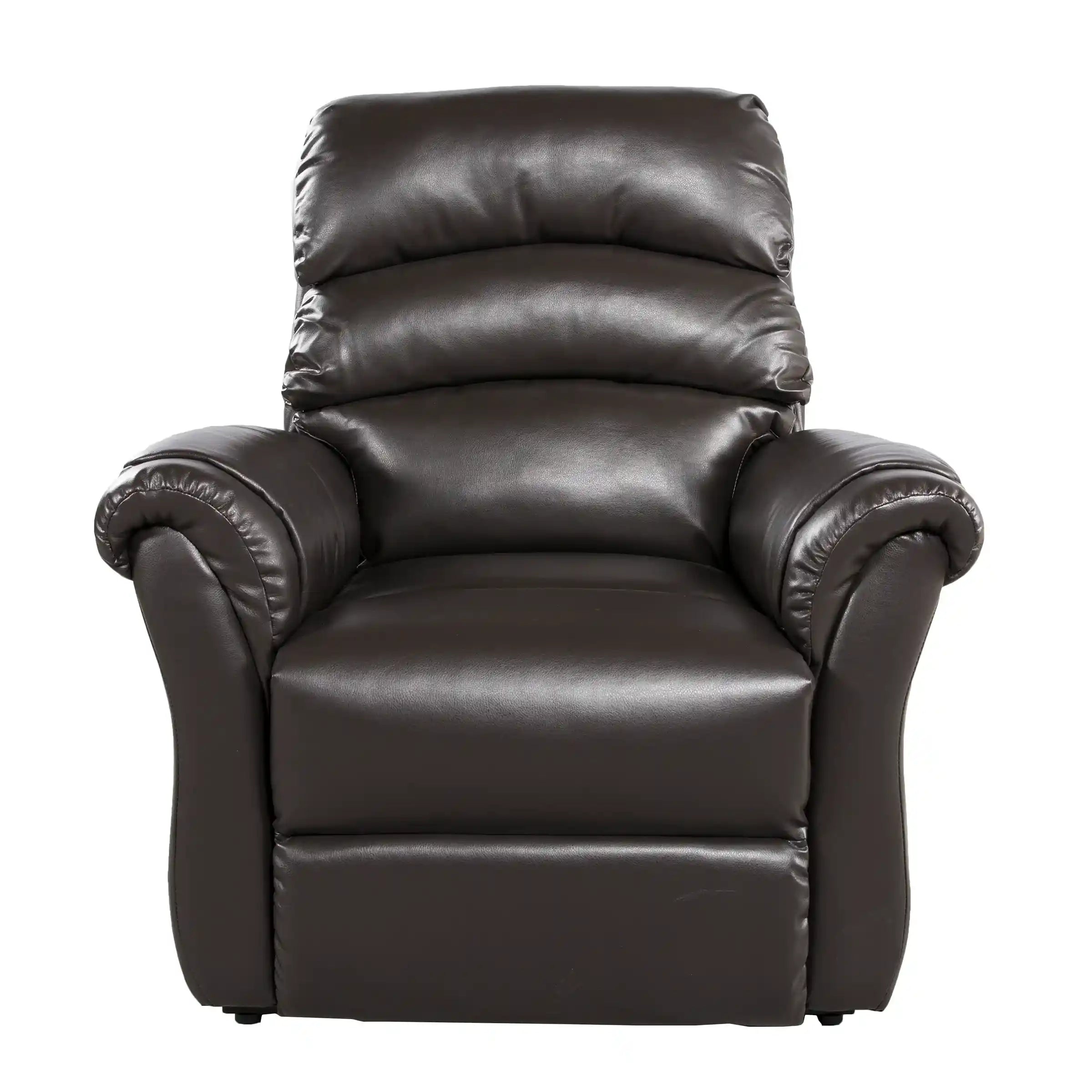 Titre A : Fresna : Fauteuil Autobloquant et Élévateur Brun Foncé