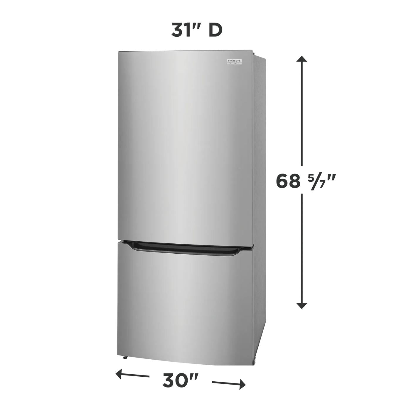 Réfrigérateur Frigidaire Gallery 30" 20,3 pi³ Congélateur au bas en acier inoxydable anti-traces GRBN2012AF