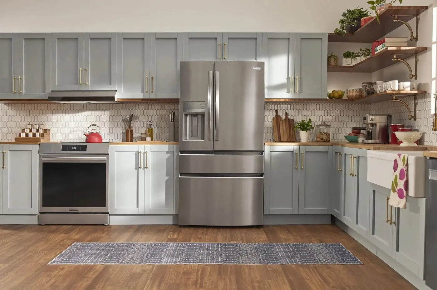 Réfrigérateur Frigidaire Gallery 22 pi³ 4 Portes Inox 36"
