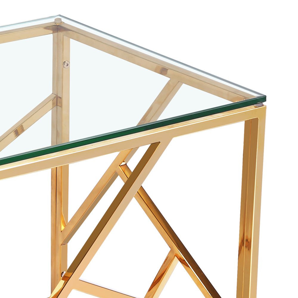 Table de bout Carole : Or