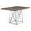 TABLE A MANGER - 36"X 48" / TAUPE FONCE / METAL CHROME ( Meuble Mtl ) 