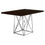 TABLE A MANGER - 36"X 48" / ESPRESSO / METAL CHROME ( Meuble Mtl )