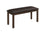 BANC - 42"L / ESPRESSO / PU BRUN FONCÉ