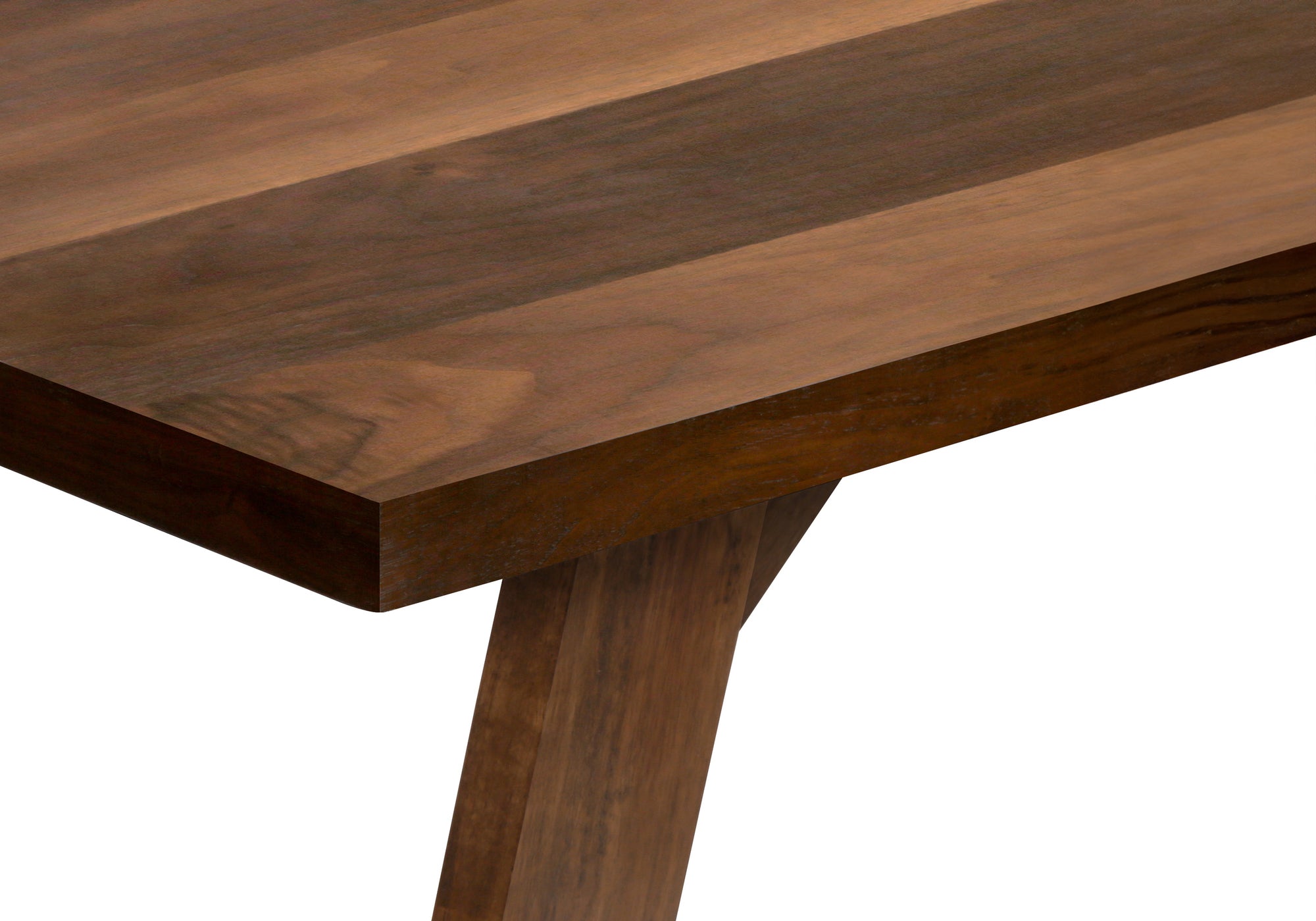 TABLE À MANGER - PLACAGE NOYER BRUN / 36"X 60" ( Meuble Mtl )