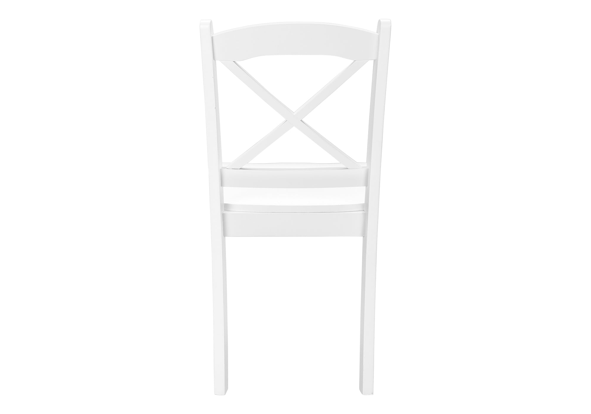 CHAISE À MANGER - 2PCS / 36"H BLANCHE