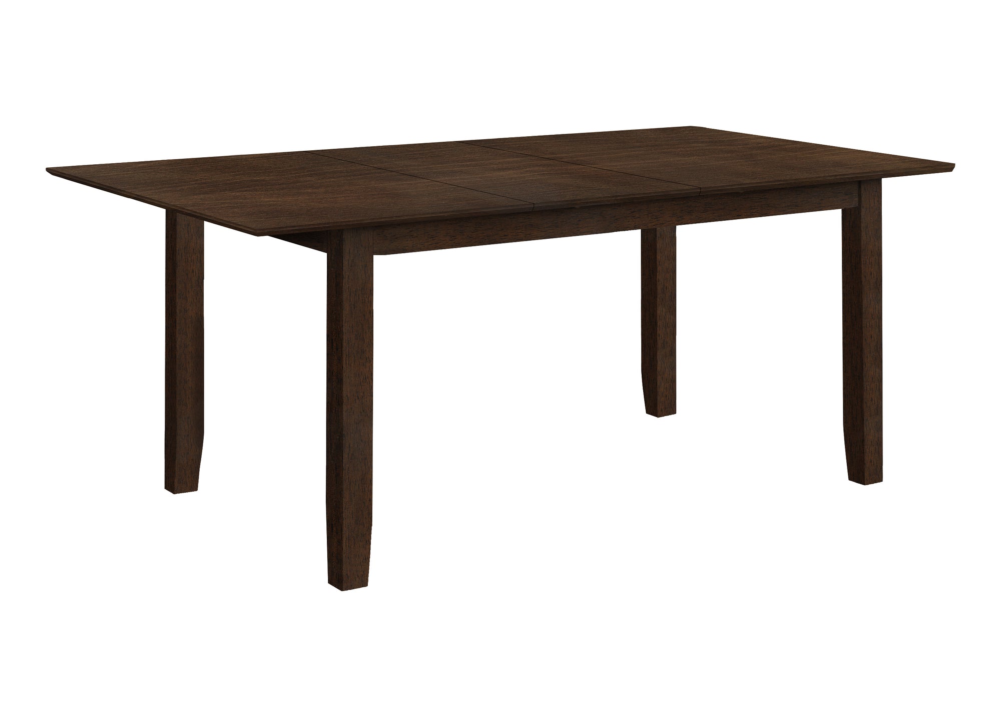 TABLE À MANGER - PLACAGE ESPRESSO 42"X 78"/ 18" EXTENSION