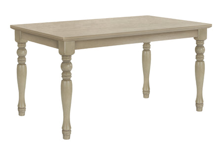 TABLE À MANGER - PLACAGE GRIS ANTIQUE 36