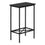 TABLE D'APPOINT - 24"H / NOIR / METAL NOIR ( Meuble Mtl ) 