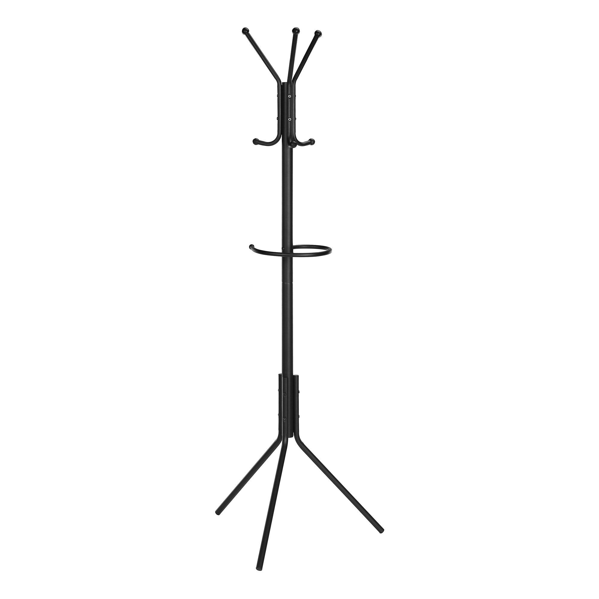 PORTE MANTEAU - 68"H / METAL NOIR ( Meuble Mtl ) 