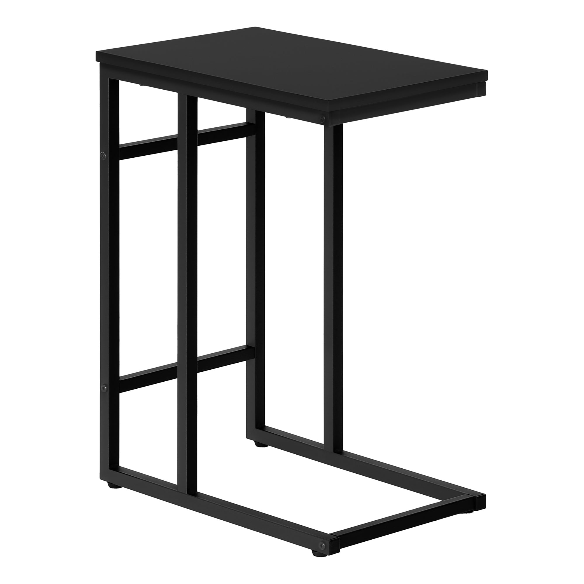 TABLE D'APPOINT - 24"H / NOIR / METAL NOIR ( Meuble Mtl )