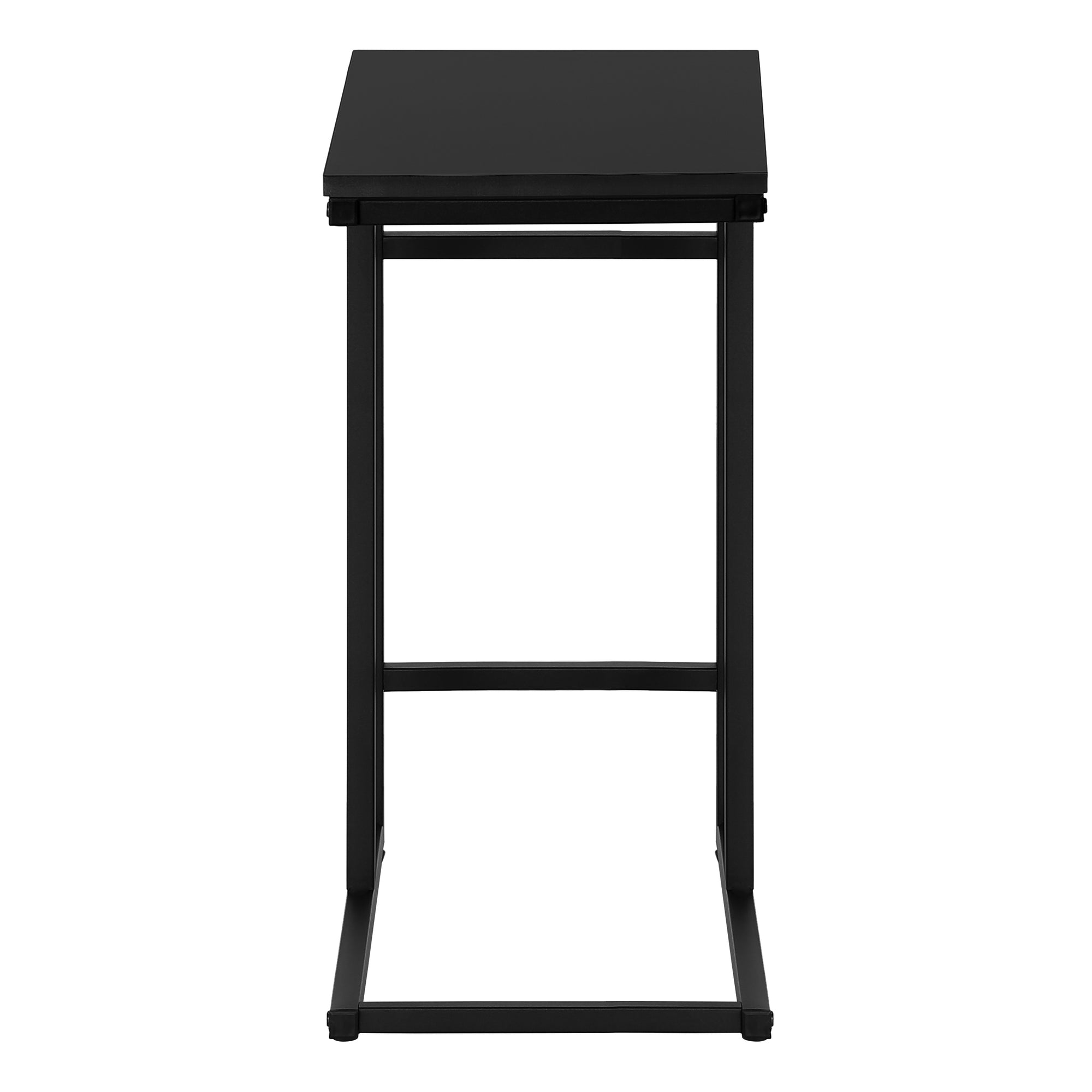 TABLE D'APPOINT - 24"H / NOIR / METAL NOIR ( Meuble Mtl )