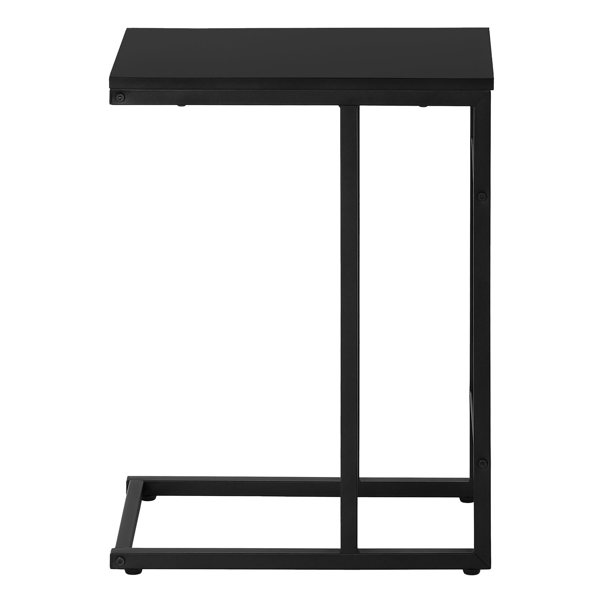 TABLE D'APPOINT - 24"H / NOIR / METAL NOIR ( Meuble Mtl )