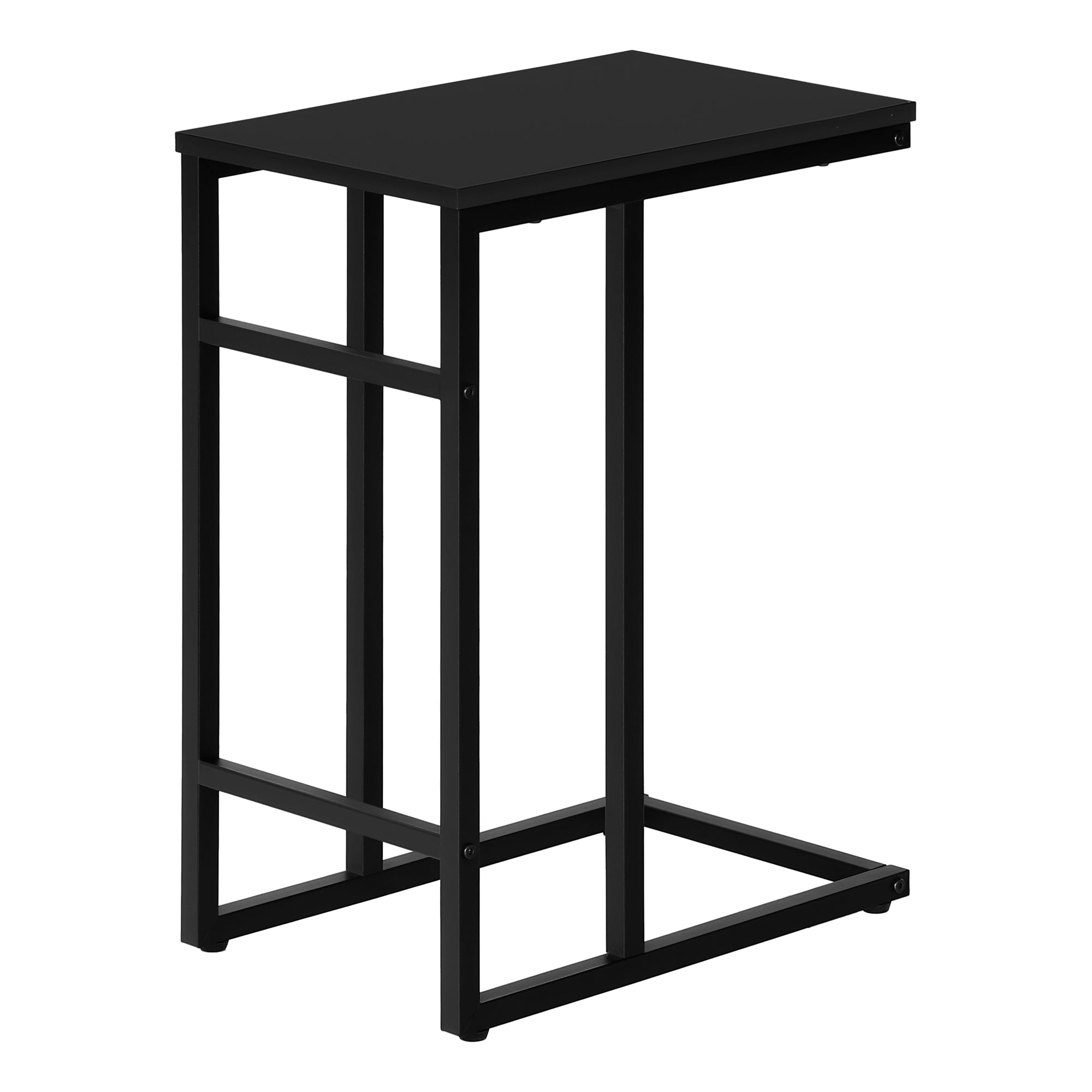 TABLE D'APPOINT - 24"H / NOIR / METAL NOIR ( Meuble Mtl )