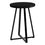 TABLE D'APPOINT - 22"H / NOIR / METAL NOIR ( Meuble Mtl ) 