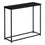 TABLE D'APPOINT - 32"L / NOIR / CONSOLE D'ENTREE METAL NOIR ( Meuble Mtl ) 