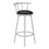 TABOURET DE BAR - 2PCS / 36"H / PIVOTANT / MÉTAL ARGENT