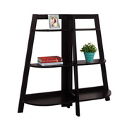 BOOKCASE - 48"H / ESPRESSO ACCENT ETAGERE ( Meuble Mtl )