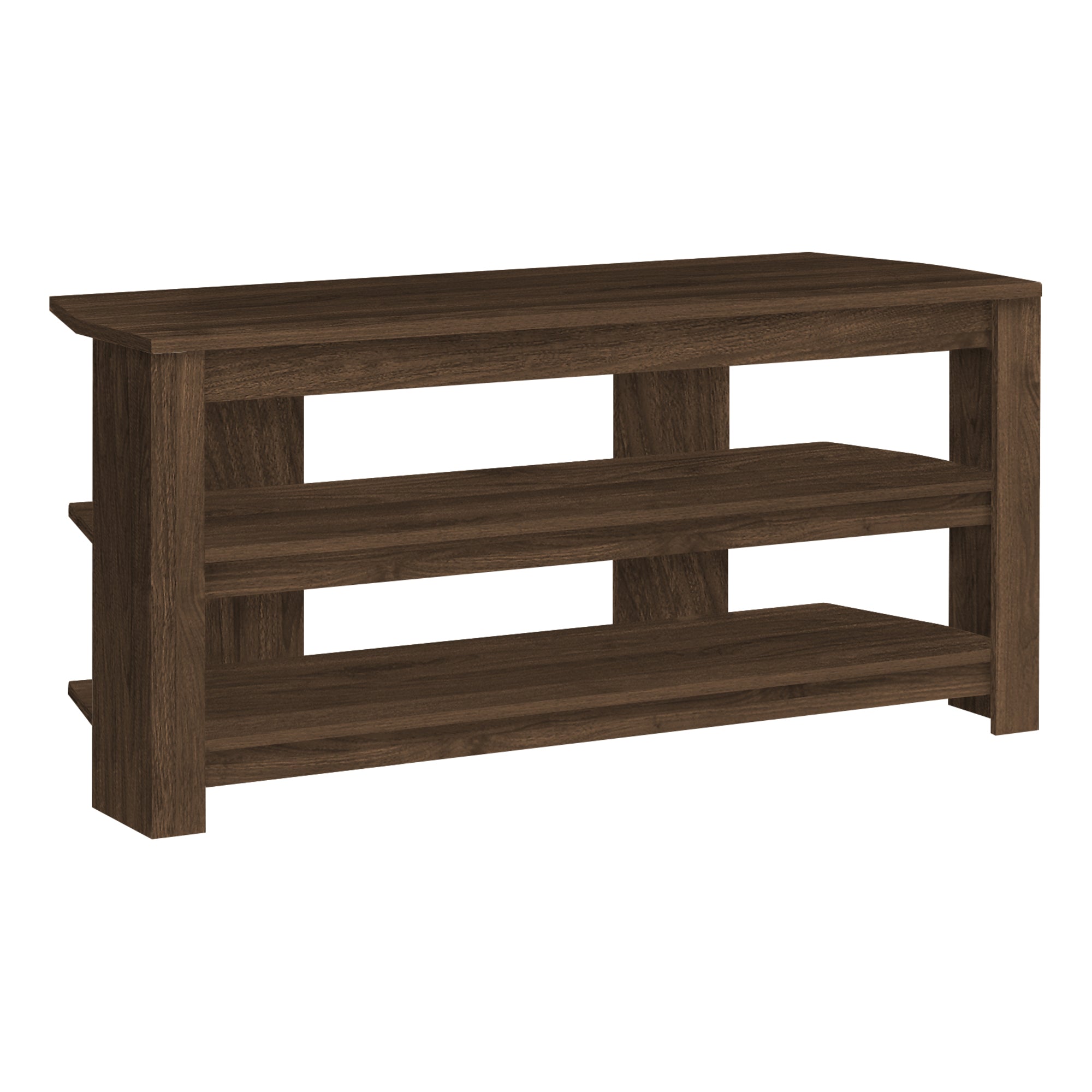 MEUBLE TV - 42"L / COIN NOYER FONCÉ ( Meuble Mtl )