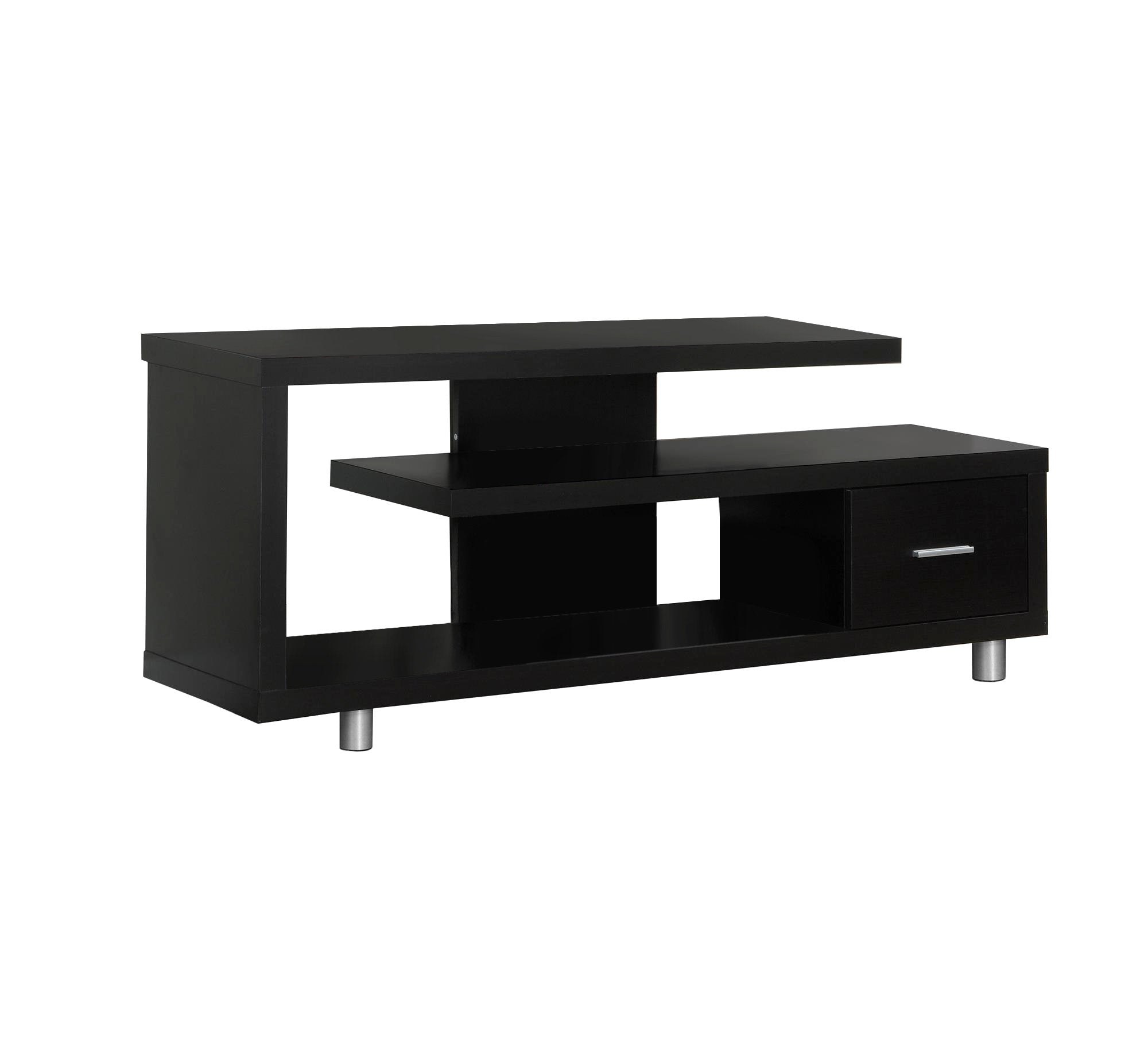 MEUBLE TV - 60"L / ESPRESSO AVEC 1 TIROIR ( Meuble Mtl )