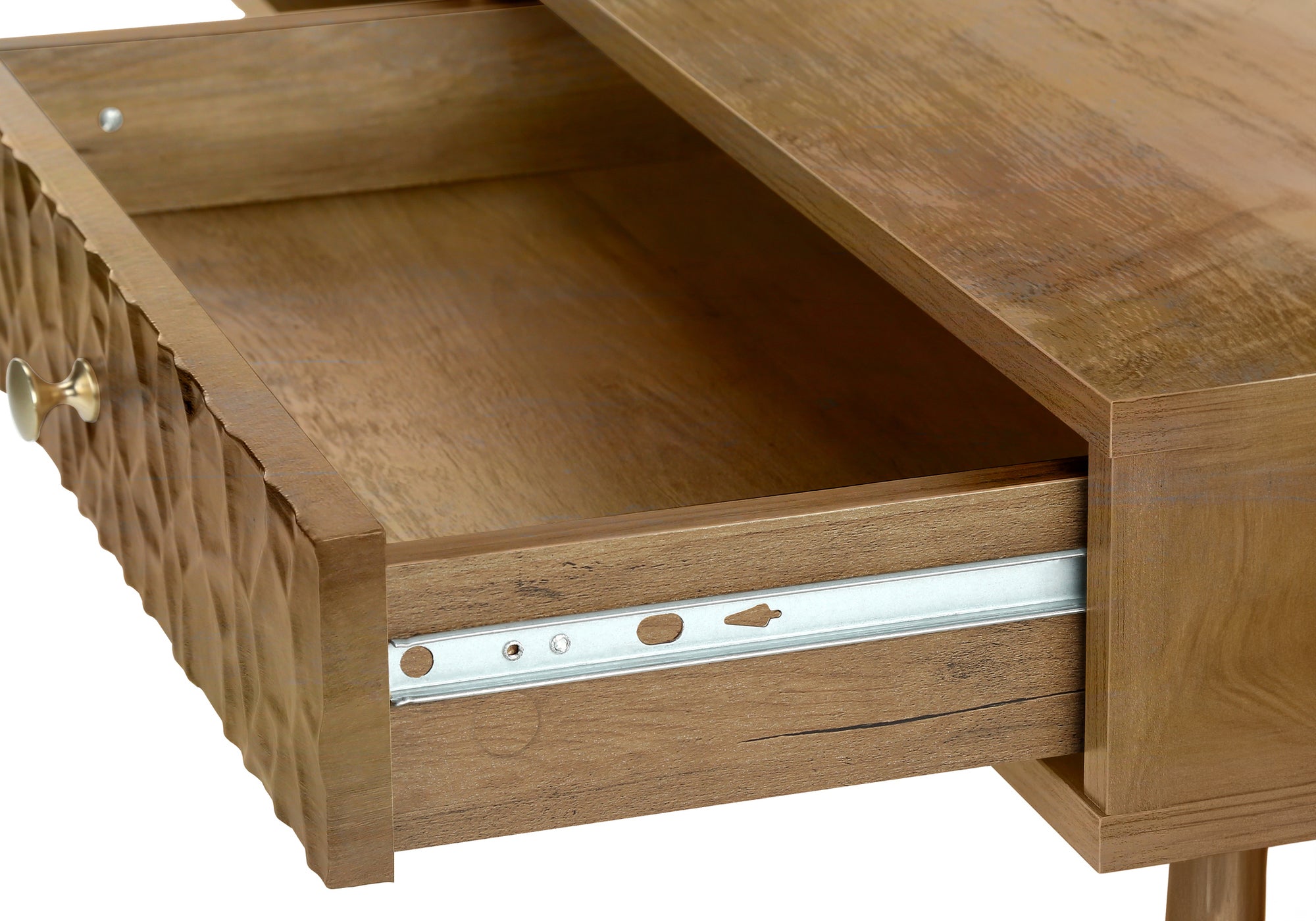 TABLE BASSE - NOYER MILIEU DU SIÈCLE AVEC UN TIROIR ( Meuble Mtl )