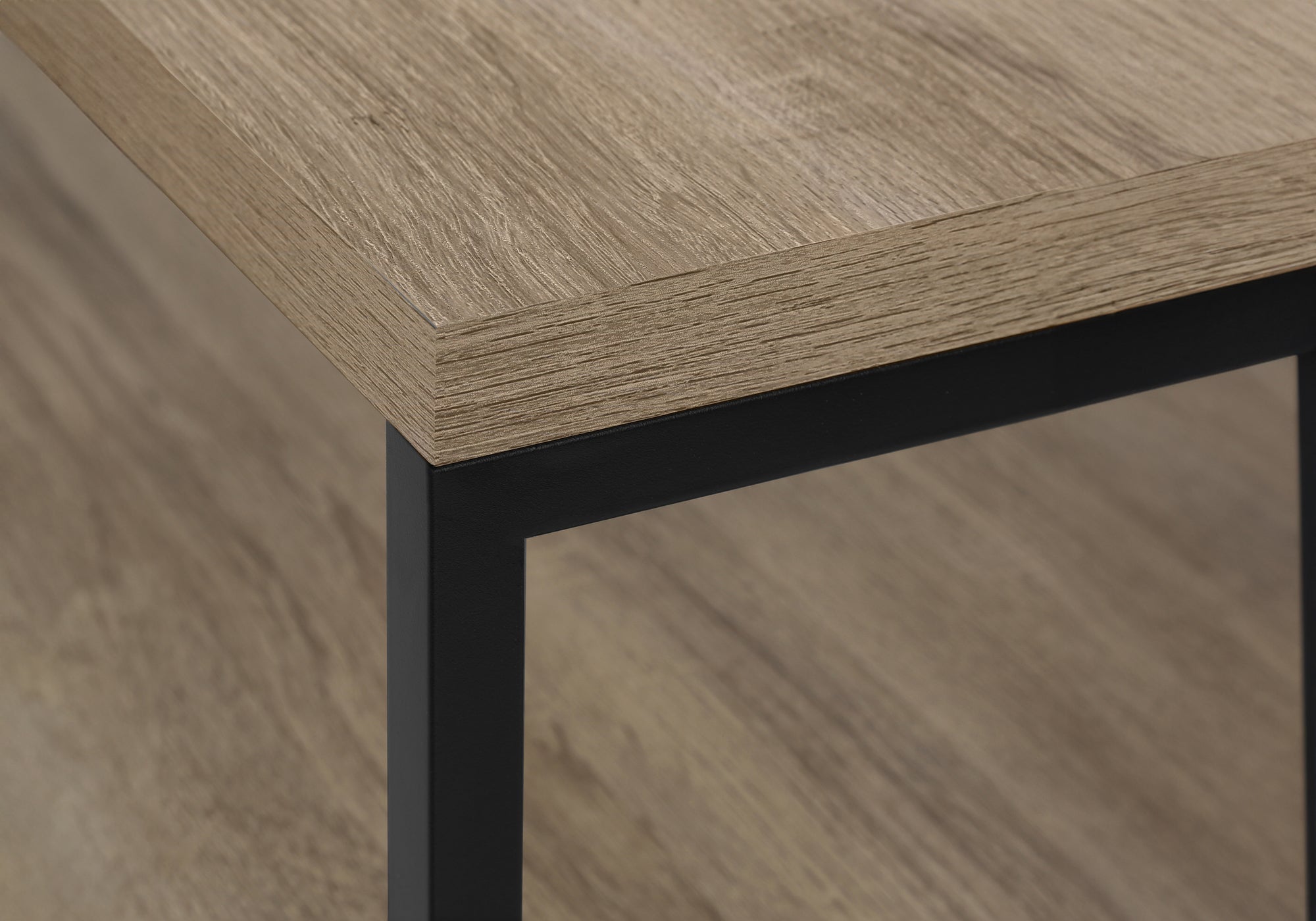 MEUBLE TV - 48"L / TAUPE FONCE / METAL NOIR ( Meuble Mtl )