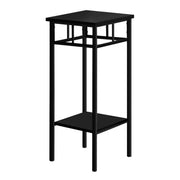 TABLE D'APPOINT - 28"H / NOIR / METAL NOIR ( Meuble Mtl )